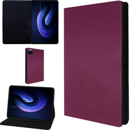 TGK Leather Flip Stand Case Cover for Xiaomi Mi Pad 6 11 inch Tablet (Violet)