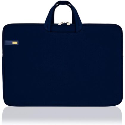 TGK 14 inch Waterproof Laptop Briefcase (Bag_Dark Blue)