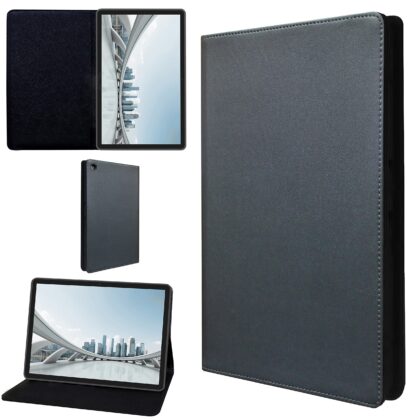TGK Leather Stand Flip Case Cover for Honor PAD X8 10.1 inch Tablet (25.65 cm) (Grey)