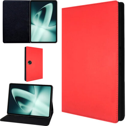 TGK Leather Flip Stand Case Cover for OnePlus Pad 11.61 inch 2023, (Red)