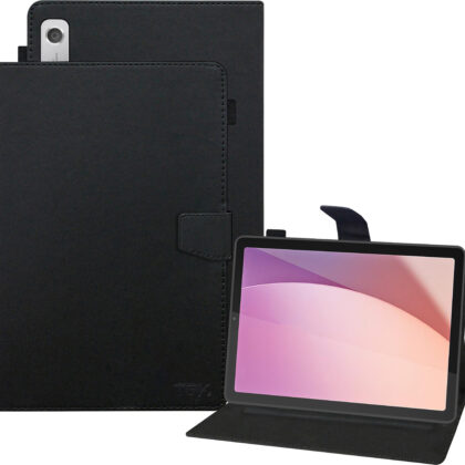 TGK Flip Cover for Lenovo Tablet M9 9 inch (Black, Dual Protection, Pack of: 1)