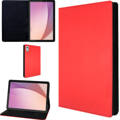 TGK Leather Flip Stand Case Cover for Lenovo Tab M9 22.86 cm (9 inch) TB310XU / TB310FU (Red)