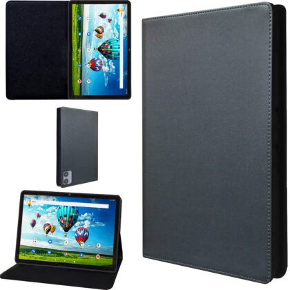 TGK Leather Flip Stand Case Cover for Acer One T9-1212L (25.65 cm) 10.1 Inch Tablet (Grey)