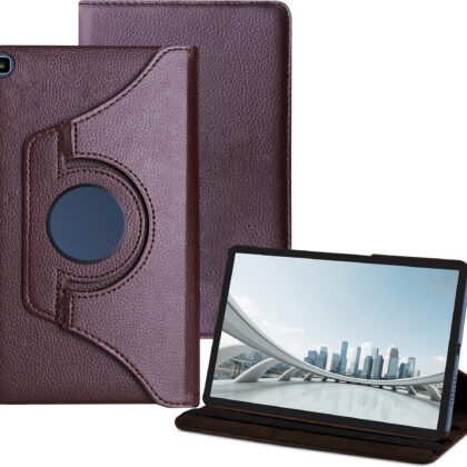 TGK 360 Rotatable Smart Flip Case Cover for Honor PAD X8 10.1 inch Tablet (25.65 cm) (Brown)
