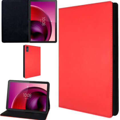 TGK Leather Flip Stand Case Cover for Lenovo Tab M10 5G 10.6 inch (26.9cm) (Red)
