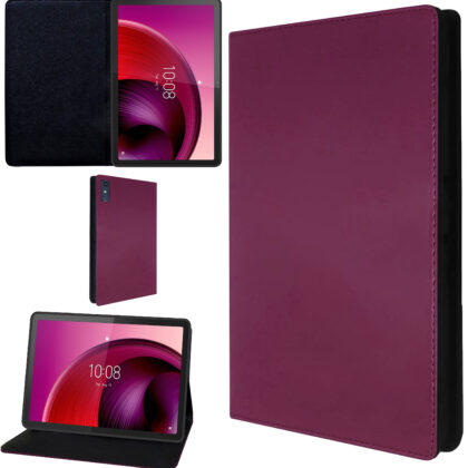 TGK Leather Flip Stand Case Cover for Lenovo Tab M10 5G 10.6 inch (26.9cm) (Violet)