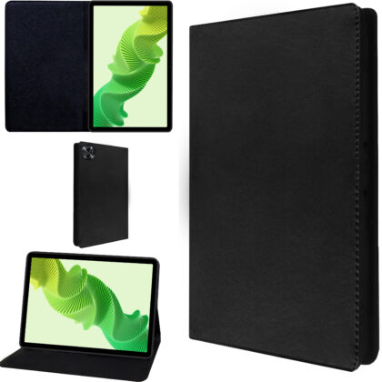 TGK PU Leather Flip Case Cover for realme Pad 2 11.5 inch Tablet (Black)