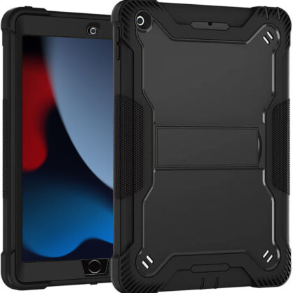 TGK Bumper Case for Apple iPad (9th Gen) 10.2 inch (Black, Dual Protection, Pack of: 1)