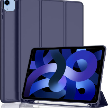 TGK Flip Cover for APPLE iPad Air (5th gen) 10.9 inch (Blue, Cases with Holder, Pack of: 1)
