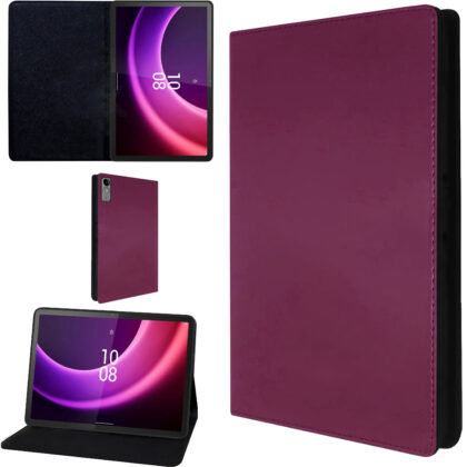 TGK Leather Flip Stand Case Cover for Lenovo Tab P11 2nd Gen 11.5 Inch 2023 (ZABG0285IN) TB-350FU TB-TB350XU (Violet)