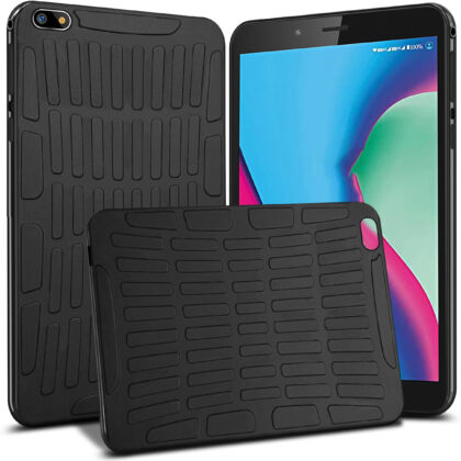 TGK Back Cover for LAVA T81N Tablet (Black, Dual Protection, Pack of: 1)