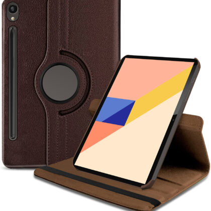 TGK Flip Cover for Samsung Galaxy Tab S9 11.0 inch (Brown, Dual Protection, Pack of: 1)