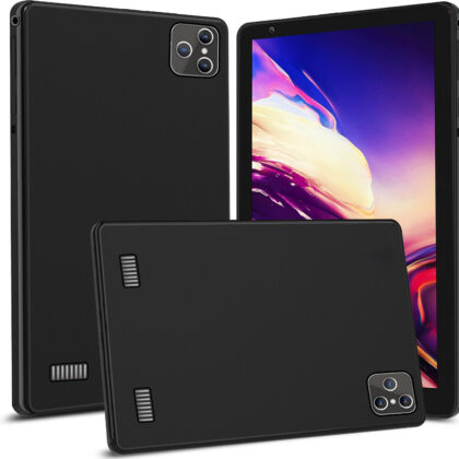 TGK Back Cover for I Kall N17 8 inch Tablet (Black, Flexible, Pack of: 1)