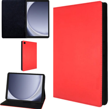 TGK Leather Flip Stand Case Cover for Samsung Galaxy Tab A9 8.7 inch (Red)