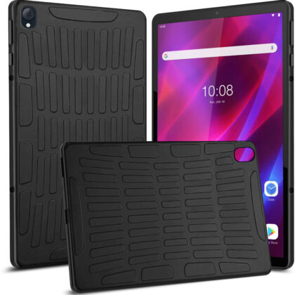 TGK Defender Series Rugged Back Case Cover for Lenovo Tab K10 FHD 10.3 inch, Black