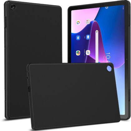 TGK Soft Back Case Cover for Lenovo Tab M10 FHD 3rd Gen 10.1 inch, Black