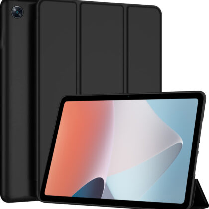 TGK Trifold Back Flip Stand Case Cover for Oppo Pad Air 10.36 inch Black