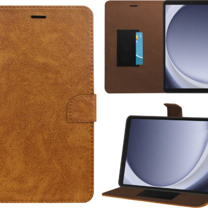TGK Texture Leather Flip Stand Case Cover for Samsung Galaxy Tab A9 8.7 inch (Brown)