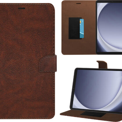 TGK Texture Leather Flip Stand Case Cover for Samsung Galaxy Tab A9 8.7 inch (Dark Brown)