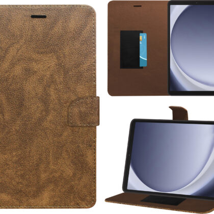 TGK Texture Leather Flip Stand Case Cover for Samsung Galaxy Tab A9 8.7 inch (Sand Brown)