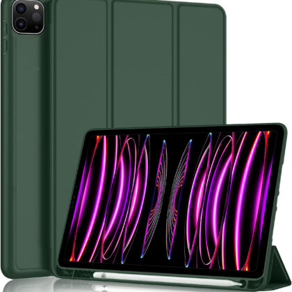 TGK Flip Cover for Apple iPad Pro 4th Gen 11.0 inch (Green, Cases with Holder, Pack of: 1)