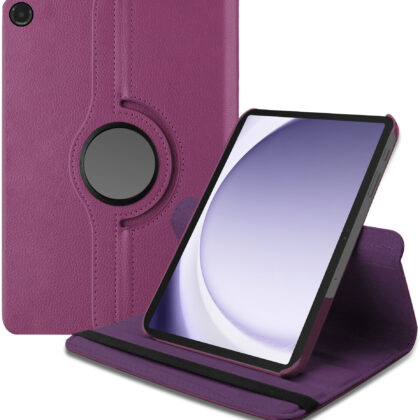 TGK Flip Cover for Samsung Galaxy Tab A9+ 11.0 inch (Purple, Dual Protection, Pack of: 1)