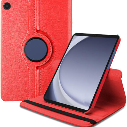 TGK Flip Cover for Samsung Galaxy Tab A9 8.7 inch (Red, Dual Protection, Pack of: 1)