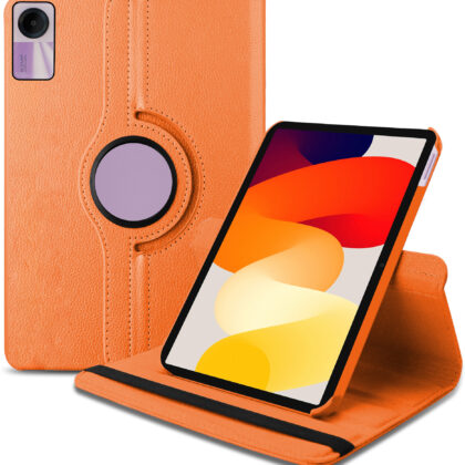 TGK Flip Cover for Xiaomi Redmi Pad SE 11 inch (Orange, Dual Protection, Pack of: 1)