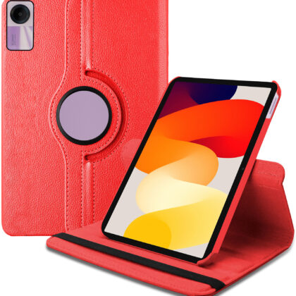 TGK Flip Cover for Xiaomi Redmi Pad SE 11 inch (Red, Dual Protection, Pack of: 1)