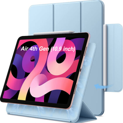 TGK Flip Cover for Apple iPad Air 4th Gen 10.9 inch (Blue, Magnetic Case, Pack of: 1)