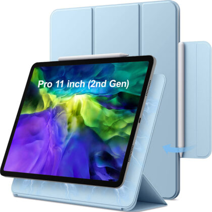TGK Flip Cover for Apple iPad Pro 11 inch 2nd Gen 2020 (Blue, Magnetic Case, Pack of: 1)