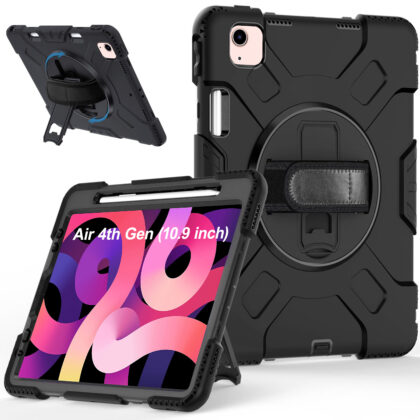 TGK Back Cover for Apple iPad Air 4th Gen 10.9 inch (Black, Rugged Armor, Pack of: 1)