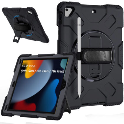 TGK Back Cover for Apple iPad (9th Gen) 10.2 inch (Black, Dual Protection, Pack of: 1)
