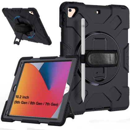 TGK Back Cover for Apple iPad (8th Gen) 10.2 inch (Black, Dual Protection, Pack of: 1)