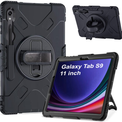 TGK Bumper Case for Samsung Galaxy Tab S9 11 inch (Black, Dual Protection, Pack of: 1)