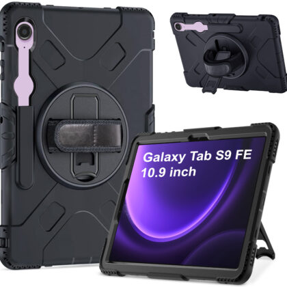 TGK Bumper Case for Samsung Galaxy Tab S9 FE 10.9 Inch (Black, Dual Protection, Pack of: 1)