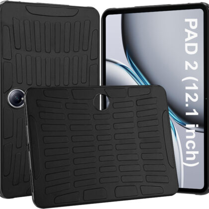 TGK Back Cover for OnePlus Pad 2 12.1 inch Tablet (Black, Flexible, Pack of: 1)