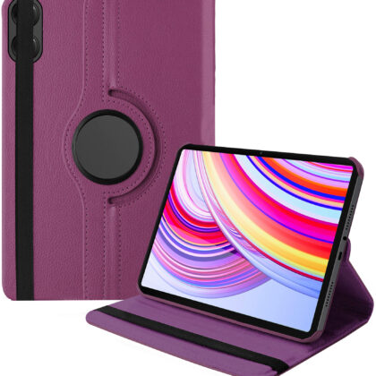 TGK Flip Cover for Redmi Pad Pro 12.1 inch Tablet (Purple, Dual Protection, Pack of: 1)