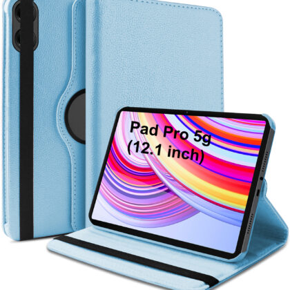 TGK Flip Cover for Redmi Pad Pro 12.1 inch Tablet (Blue, Dual Protection, Pack of: 1)
