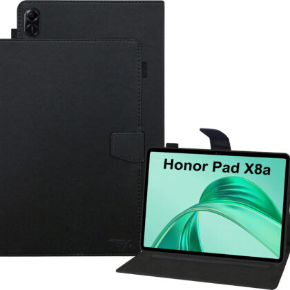 TGK Flip Cover for Honor Pad X8a 11 inch Tablet (Black, Dual Protection, Pack of: 1)