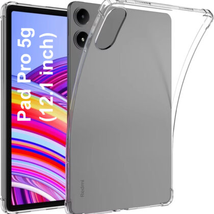 TGK Back Cover for Redmi Pad Pro 12.1 inch Tablet (Transparent, Dual Protection, Pack of: 1)