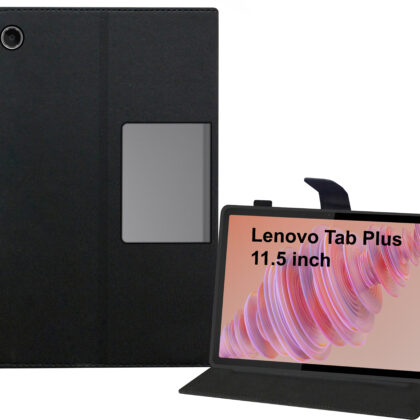 TGK Flip Cover for Lenovo Tab Plus 11.5 inch Tablet (Black, Dual Protection, Pack of: 1)