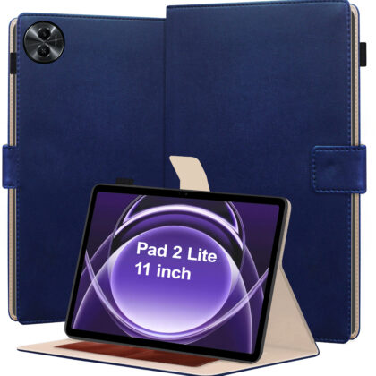 TGK Flip Cover for realme Pad 2 Lite 11 inch Tablet (Blue, Dual Protection, Pack of: 1)