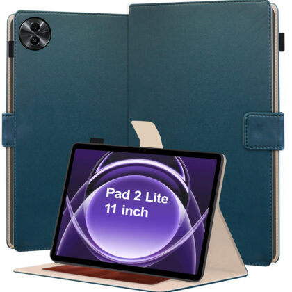 TGK Flip Cover for realme Pad 2 Lite 11 inch Tablet (Blue, Dual Protection, Pack of: 1)