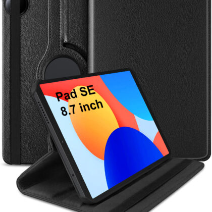 TGK Flip Cover for REDMI Pad SE 8.7 inch Tablet (Black, Dual Protection, Pack of: 1)