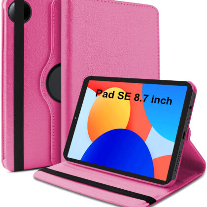 TGK Flip Cover for REDMI Pad SE 8.7 inch Tablet (Pink, Dual Protection, Pack of: 1)