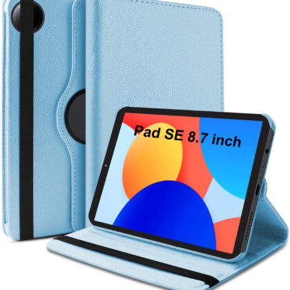 TGK Flip Cover for REDMI Pad SE 8.7 inch Tablet (Blue, Dual Protection, Pack of: 1)