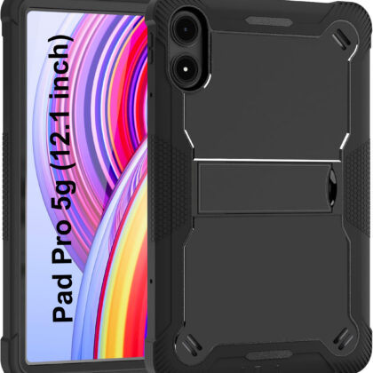 TGK Bumper Case for Redmi Pad Pro 12.1 inch Tablet (Black, Dual Protection, Pack of: 1)