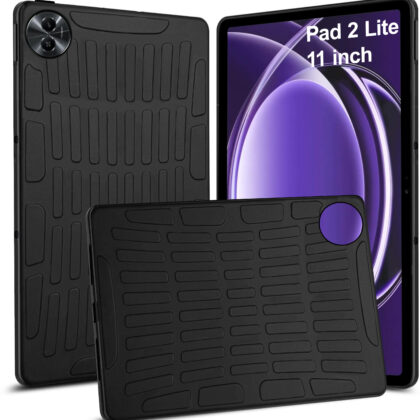 TGK Back Cover for realme Pad 2 Lite 11 inch Tablet (Black, Dual Protection, Pack of: 1)