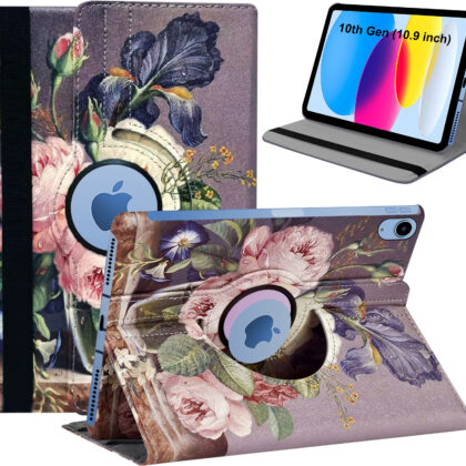 TGK Flip Cover for Apple iPad (10th Gen) 10.9 Inch (Multicolor, Dual Protection, Pack of: 1)